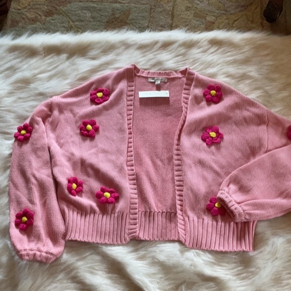 Francesca’s Floral Women's Cardigan - Picture 3 of 5